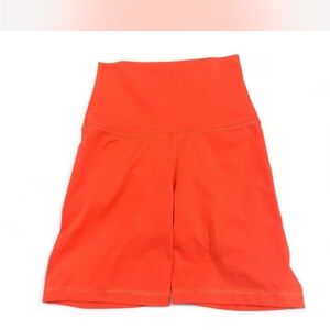 Yogalicious High-Waisted Orange‎ Shorts